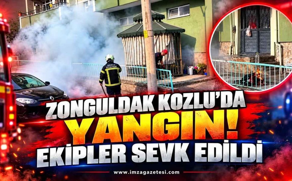Zonguldak Kozlu’da Korkutan Tüp Yangını! İtfaiye Ekipleri Seferber Oldu