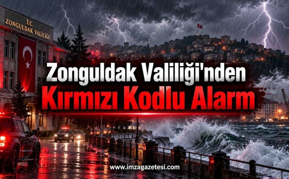 Zonguldak Valiliği'nden Kırmızı Kodlu Alarm