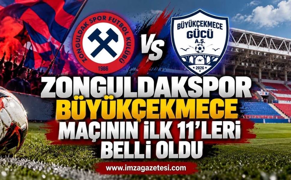 Zonguldakspor Büyükçekmece maçının ilk 11’leri belli oldu