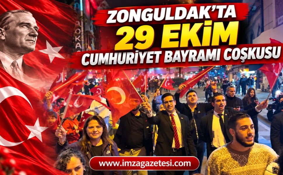 Zonguldak’ta 29 Ekim Cumhuriyet Bayramı Coşkusu