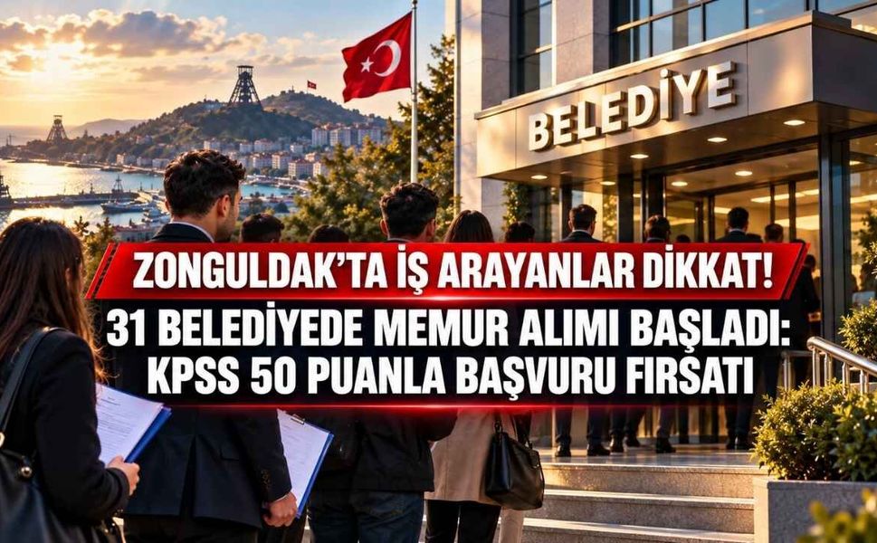 Zonguldak’ta İş Arayanlar Dikkat! KPSS 50 Puanla Başvuru Fırsatı