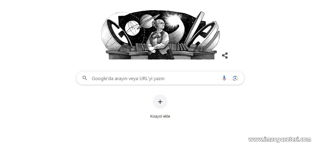 Google Türk kadın gök bilimciyi andı!-1