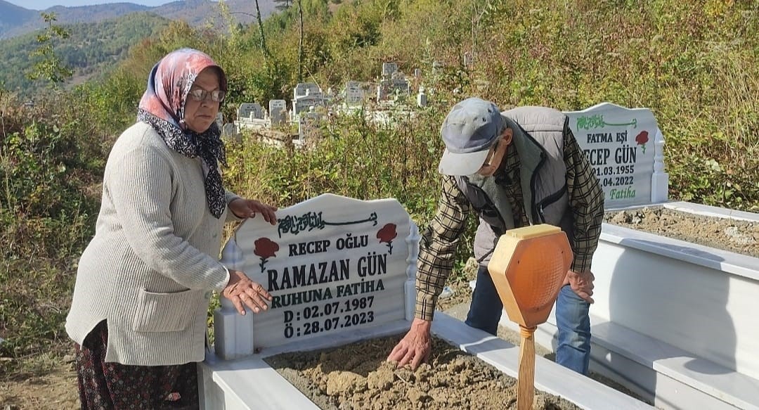 Mezarlıkta gördüğü manzara karşısında bayıldı! (3)