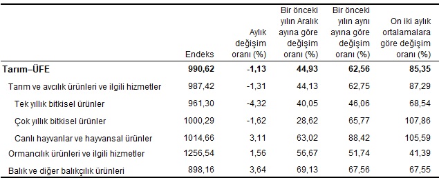 Tarımda %62,56 artış var!