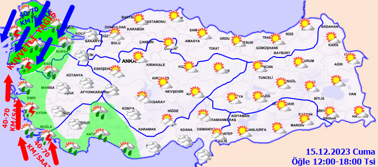 Meteorolojiden Düzce, Zonguldak ve Bartın, Antalya, Isparta çevrelerine kuvvetli yağış uyarısı!-1