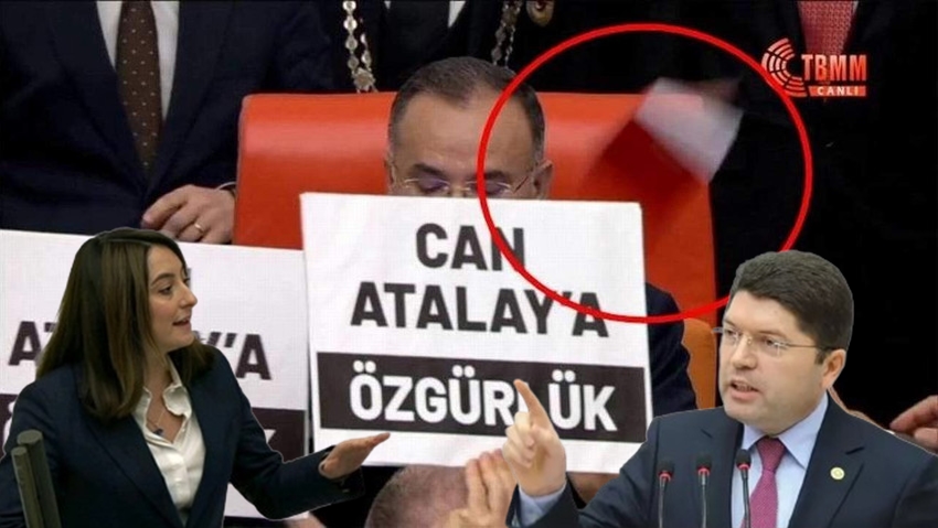Chp Milletvekilinden Bekir Bozdağ'a Anayasa Kitapçığı Protestosu! Adalet Bakanı Tunç'tan Tepki! (2)