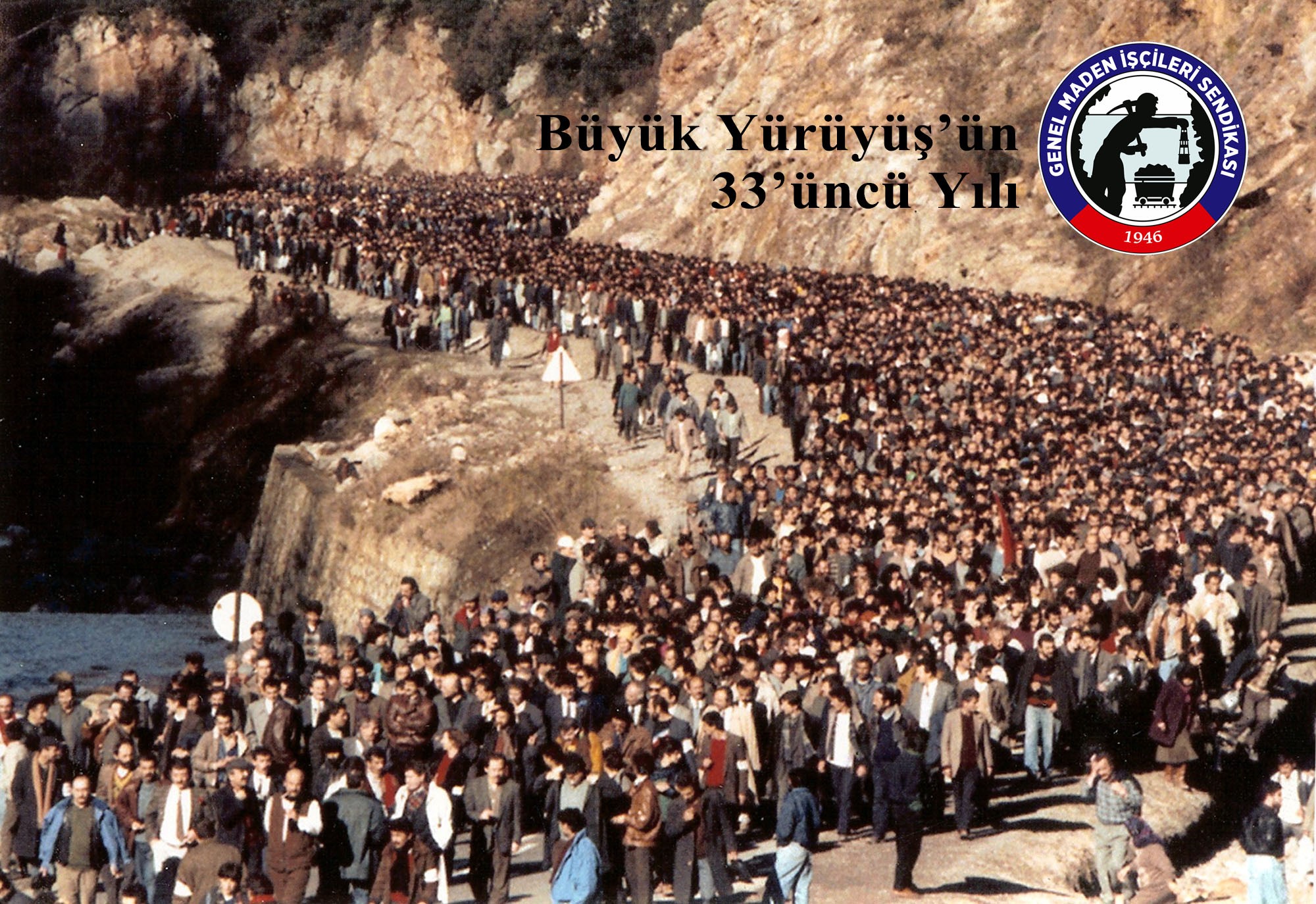 Zonguldak'ın Ikon Eylemi Zonguldak Büyük Madenci Yürüyüşü (2)