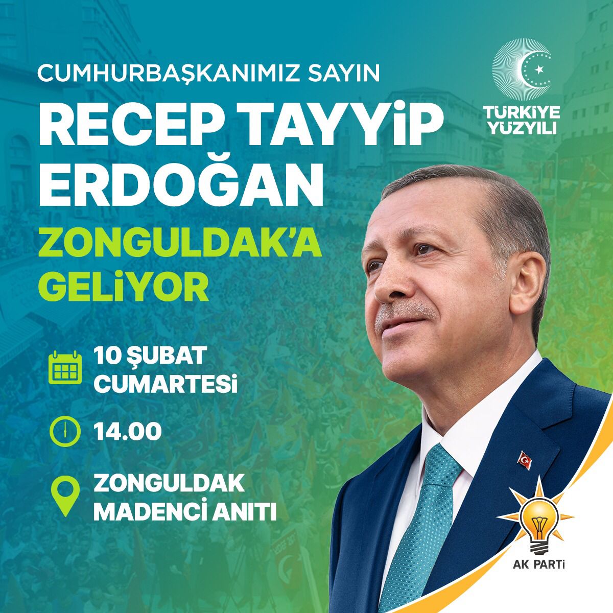 Recep Tayyip Erdoğan Zonguldak Ak Parti