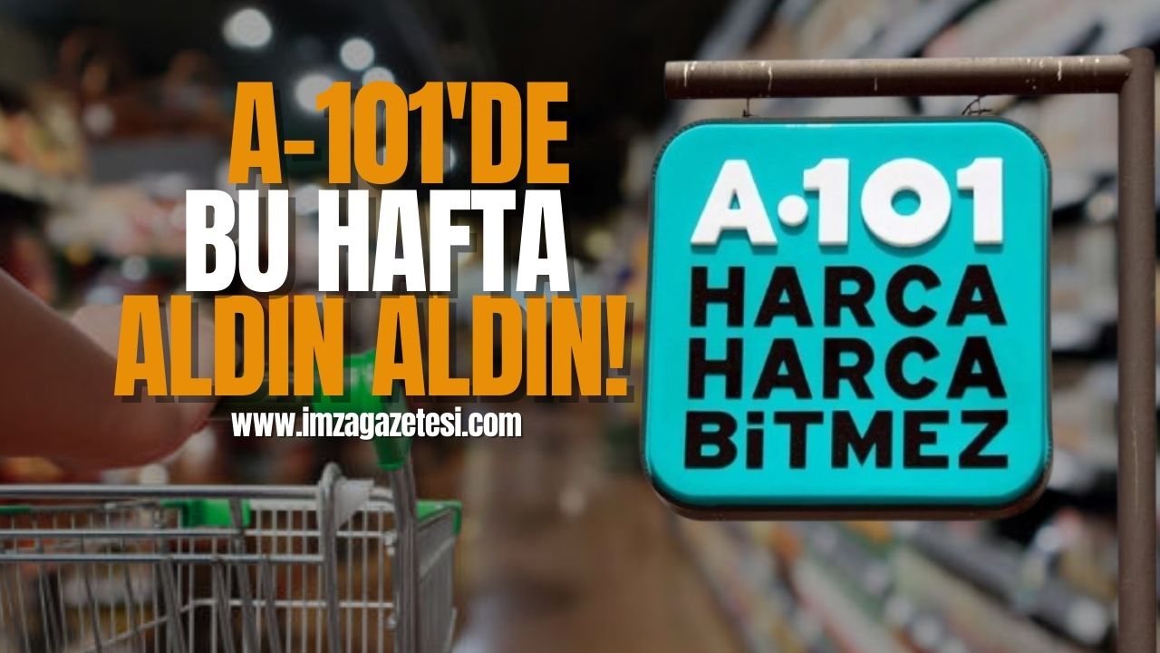 A-101'de bu hafta! Teknolojik ürünlerden beyaz eşyaya indirim dolu katalog yayında! Aldın aldın...