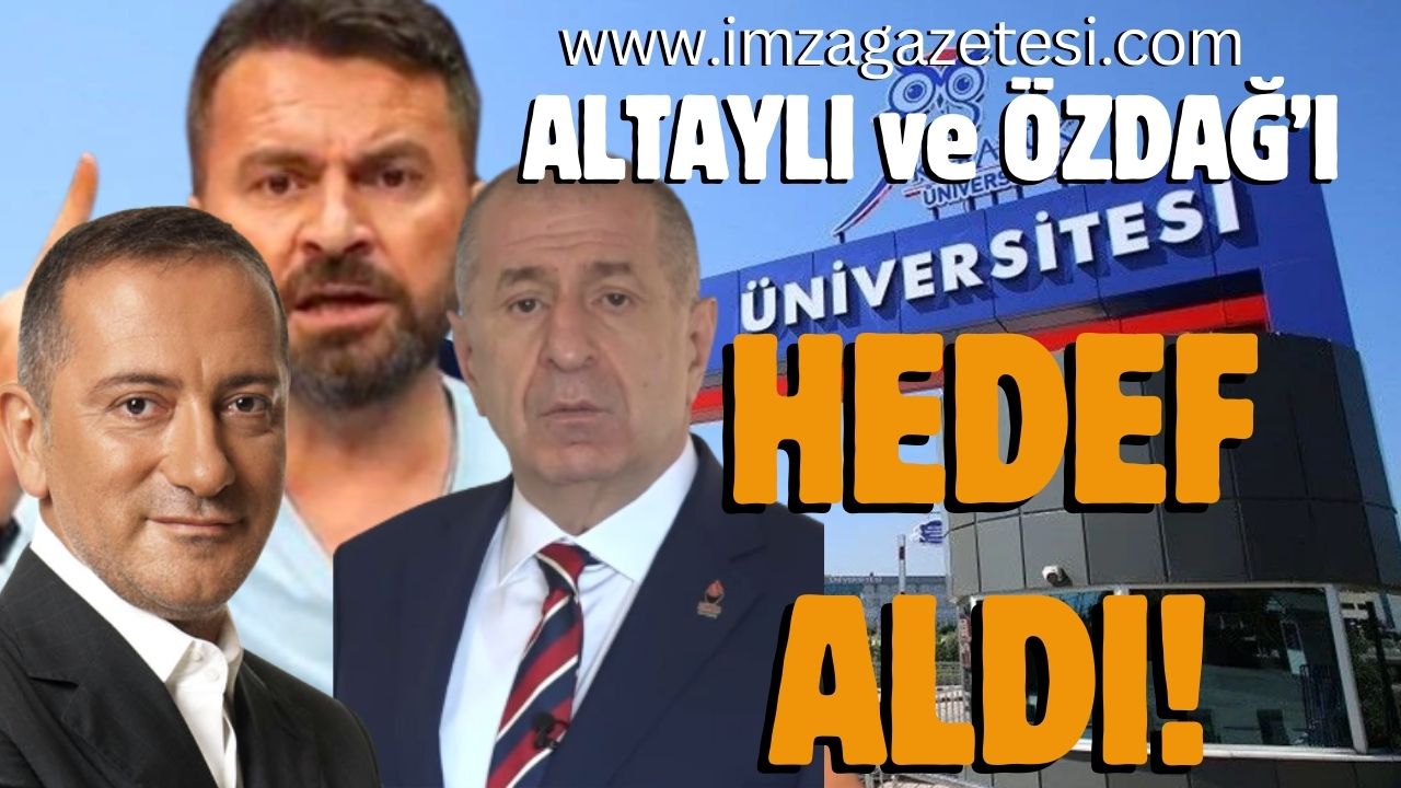 Abdurrahman Uzun, Karabük Üniversitesi üzerinden Fatih Altaylı ve Ümit ...