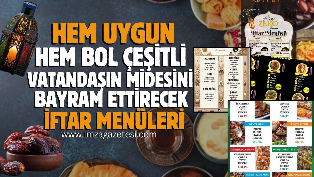 Hem Uygun Hem Bol Çeşitli Zonguldak'ta İftar Menüleri...