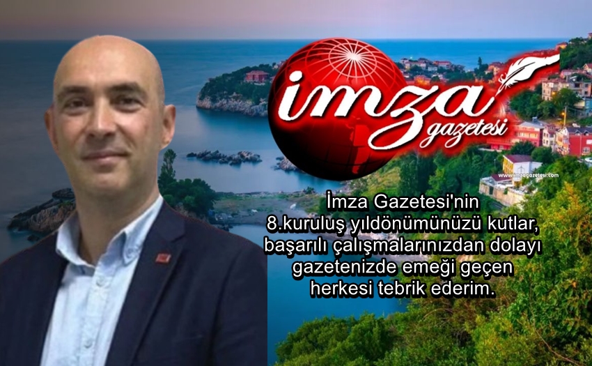Chp Zonguldak İl Başkanı Devrim Dural'dan İmza'ya Kutlama!