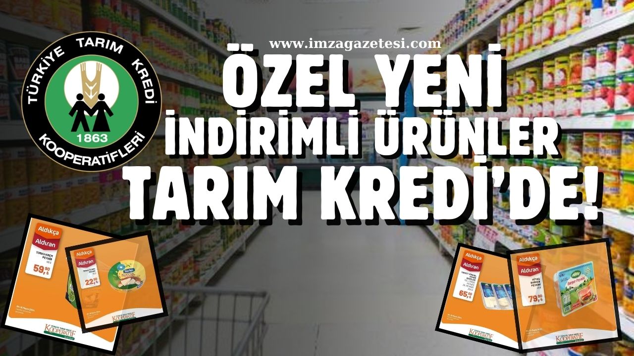 Tarım Kredi'den Aldıkça Aldıran Fırsatlar...Özel İndirim Günleri Başlıyor!