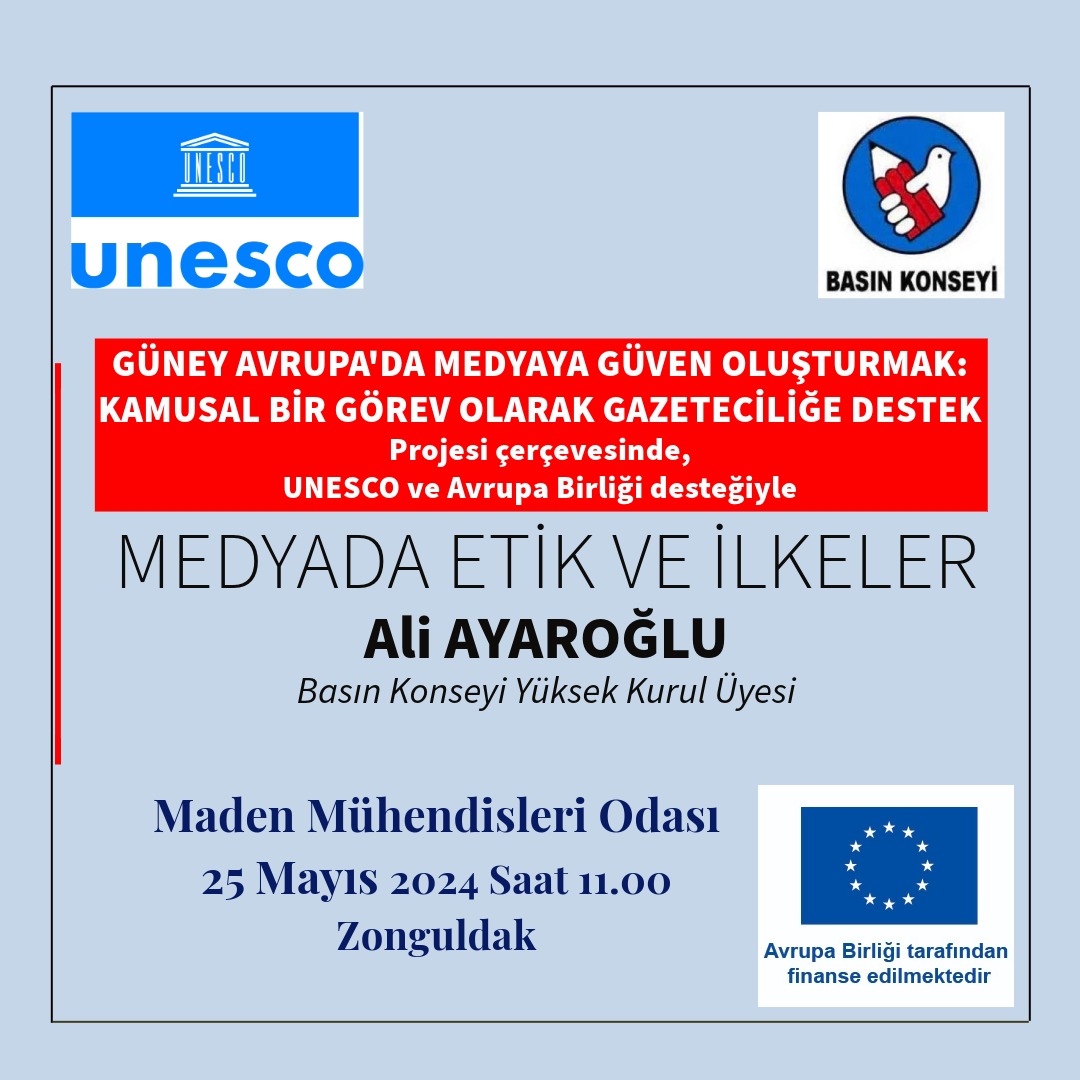 Unesco Basın Konseyi Zonguldak Haberleri