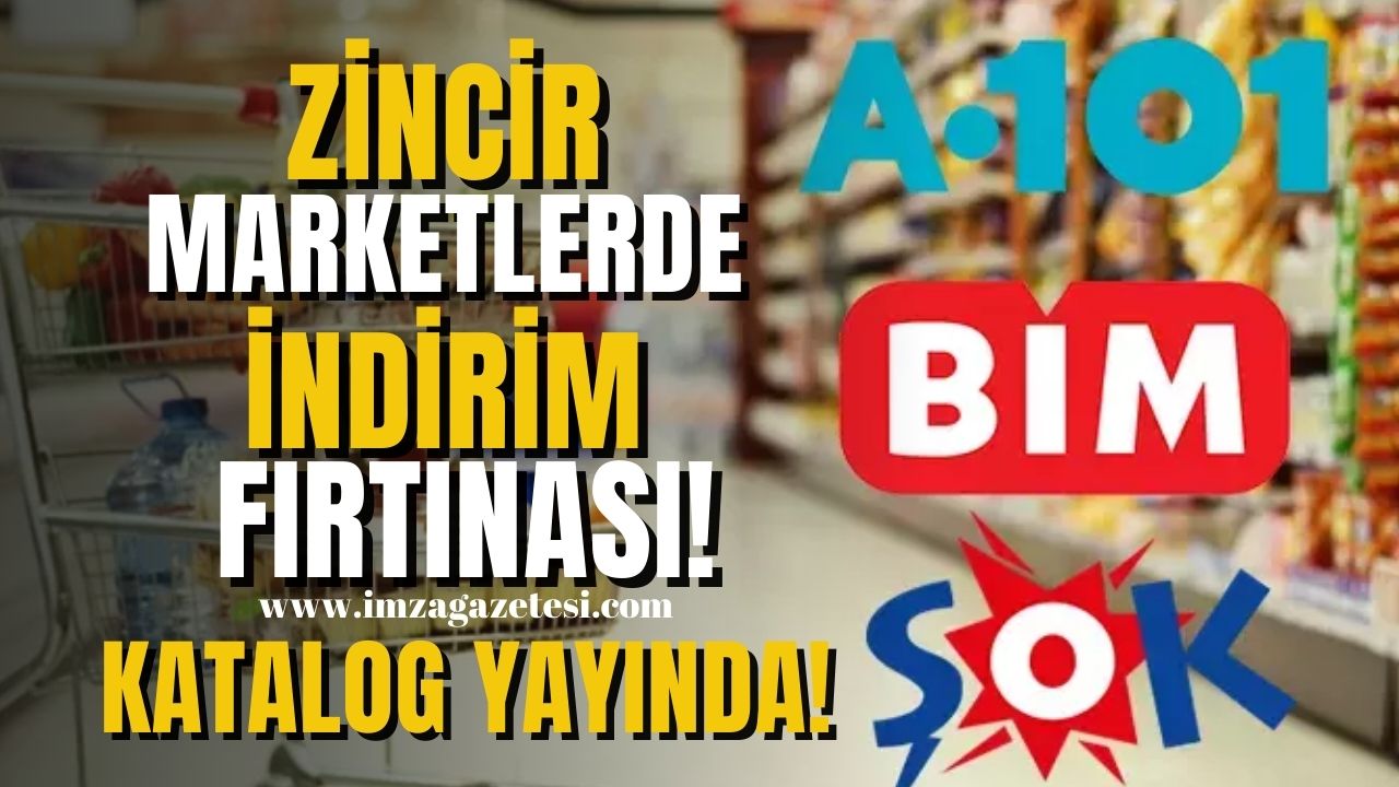 A101, ŞOK, BİM...Zincir marketlerde indirim fırtınası...Sizin tercihiniz hangisi?