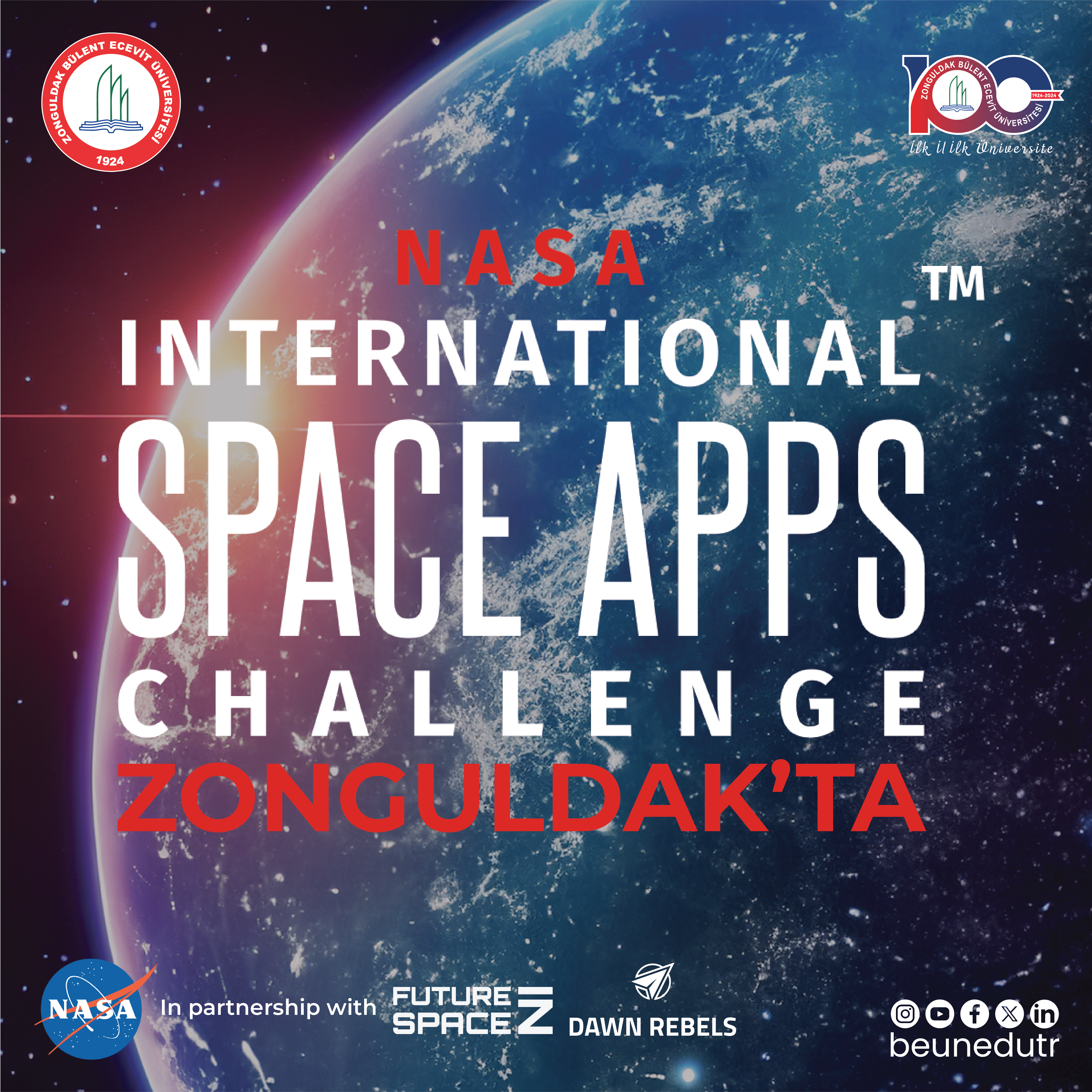 Nasa Space Apps Challenge Zonguldak Bülent Ecevit Üniversitesi’nde!Zonguldak Haberleri