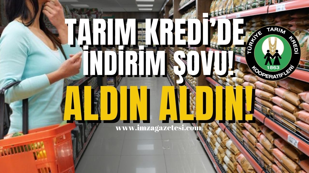 Peynirden tavuğa birçok üründe indirim şovu! Aldıkça Aldıran ürünler Tarım Kredi Kooperatif Market’te...