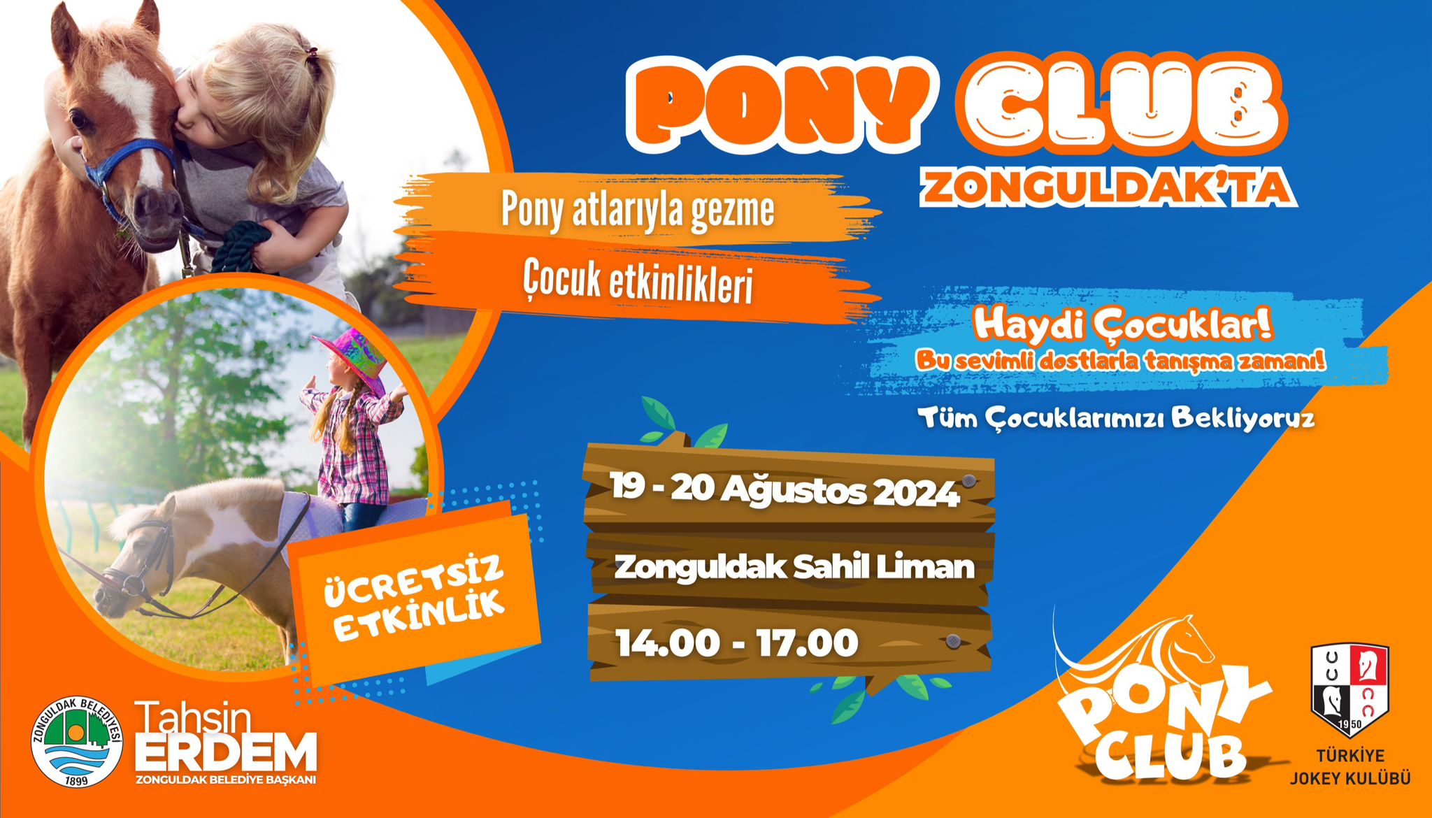 Zonguldak’ta Çocuklar İçin Şölen Gibi Etkinlik! Pony Club Geliyor! Zonguldak Haberleri