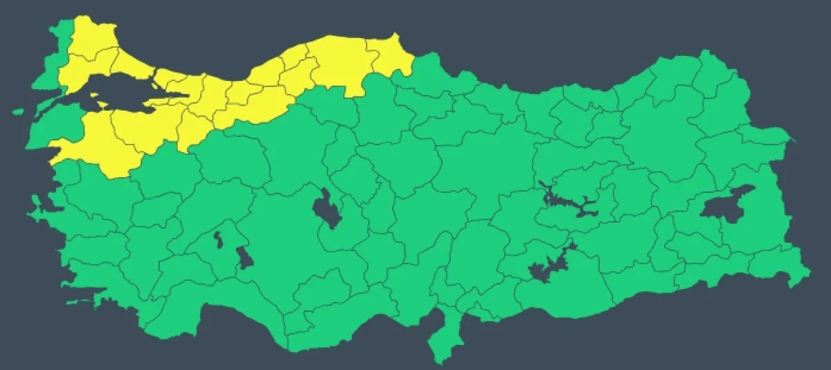 Bolu, İstanbul, Kastamonu, Kocaeli, Sakarya, Sinop, Zonguldak, Bartın, Karabük Dahil 16 Il Için Kritik Uyarı! Zonguldak Haberleri (1)