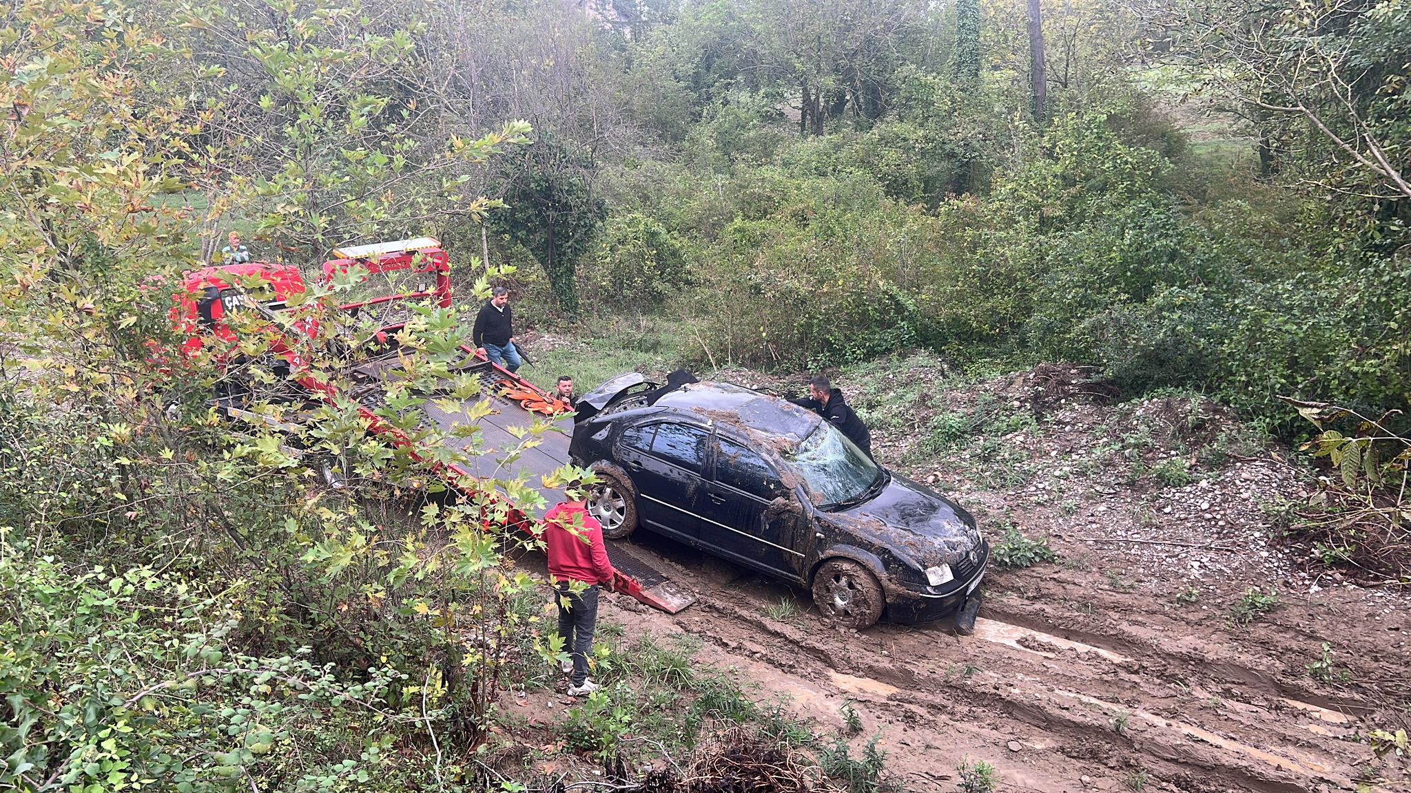 Çaycuma Kyk Yolu Üzerinde Feci Kaza! (1)