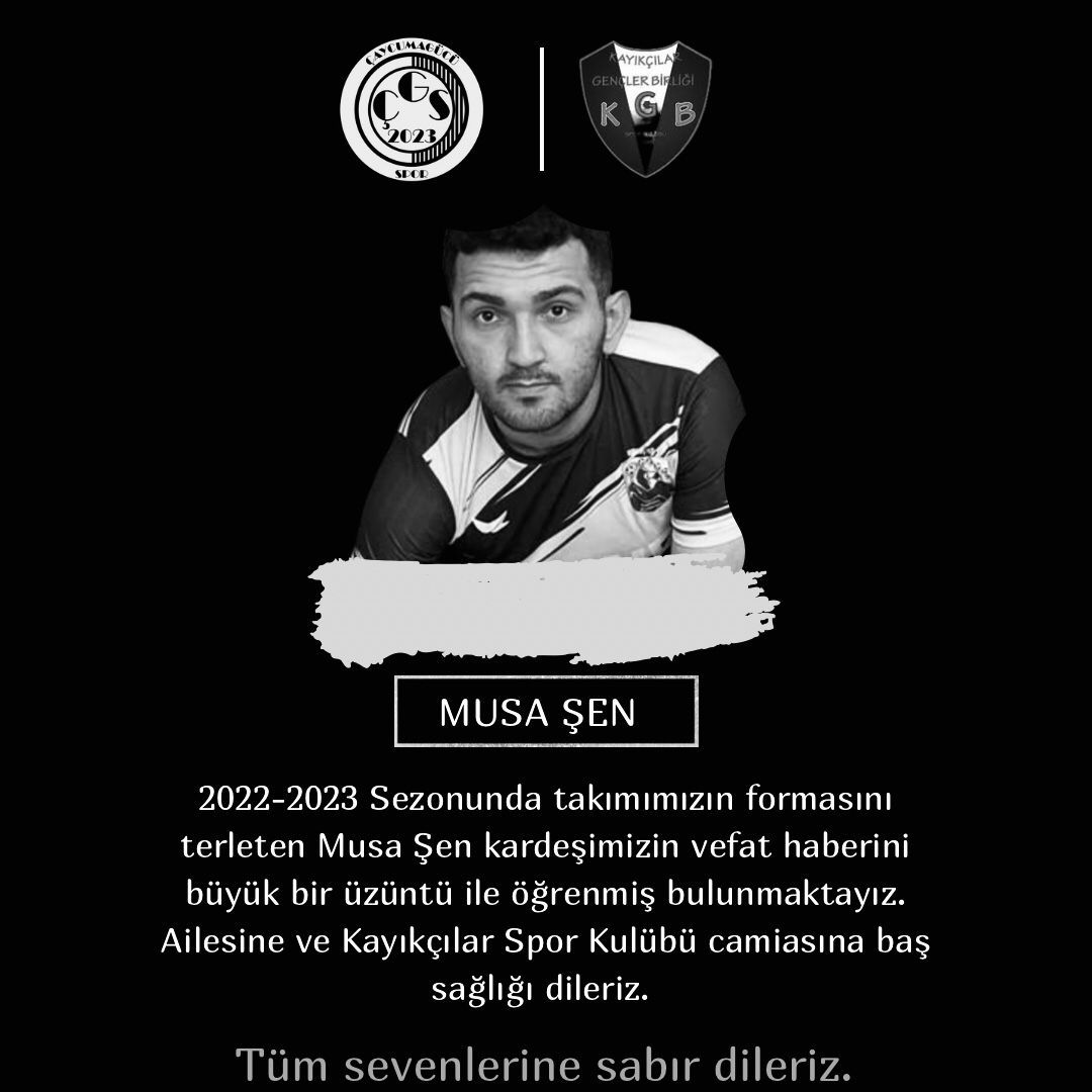 Çaycuma'da Yaşanan Kazada Yanarak Can Veren Musa Şen, Çaycumalı Futbolcu Çıktı!