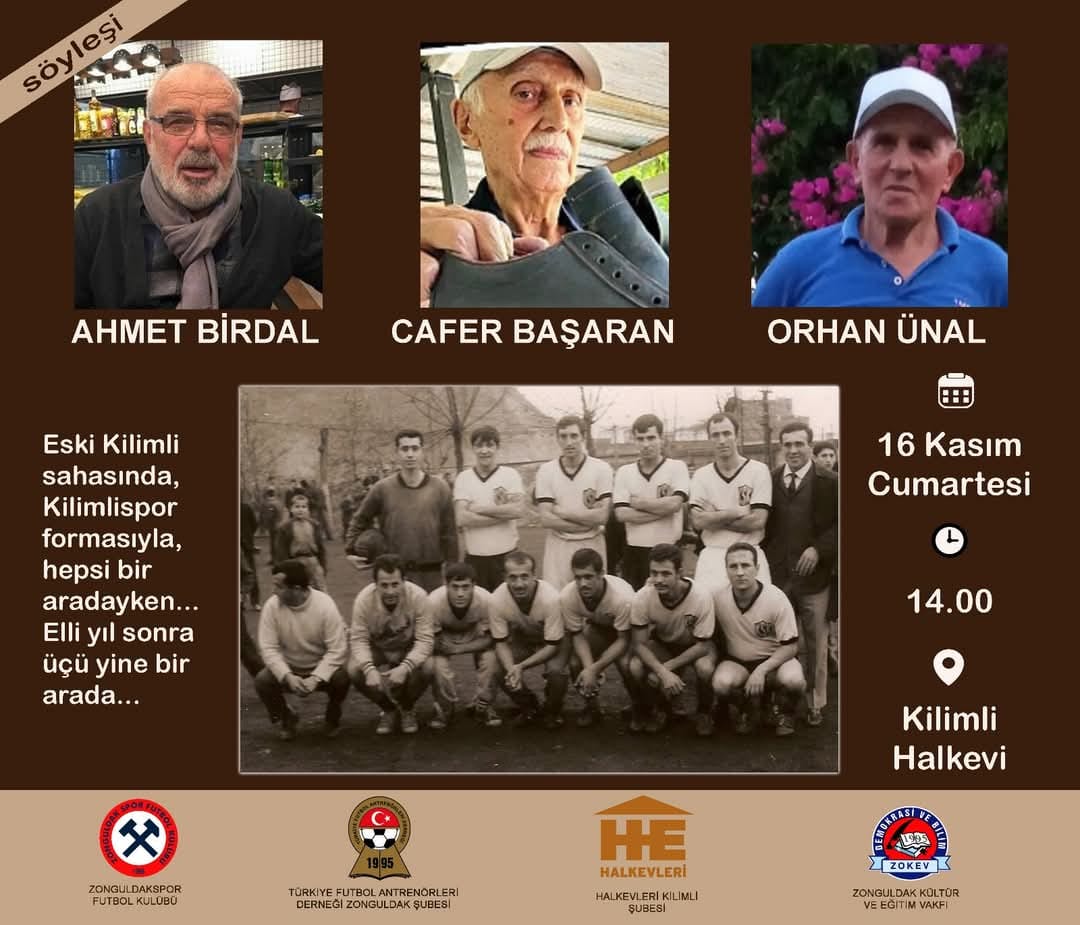 Zonguldak futbolunun  üç önemli ismi Cafer Başaran, Orhan Ünal ve Ahmet Birdal bir araya geliyor!