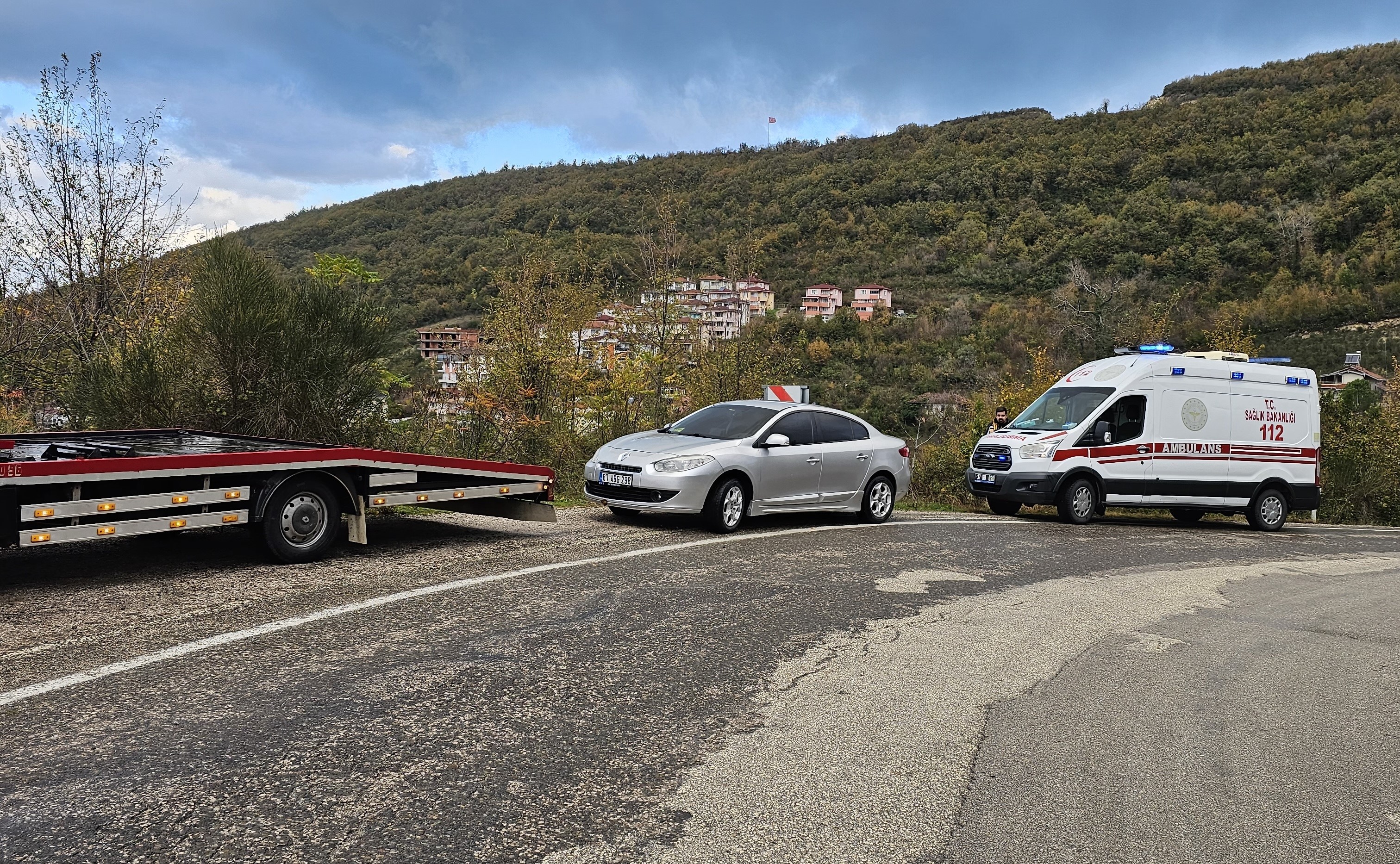 Korkunç Kaza! 25 Metrelik Uçurumdan Uçtu! Kastamonu Haber1