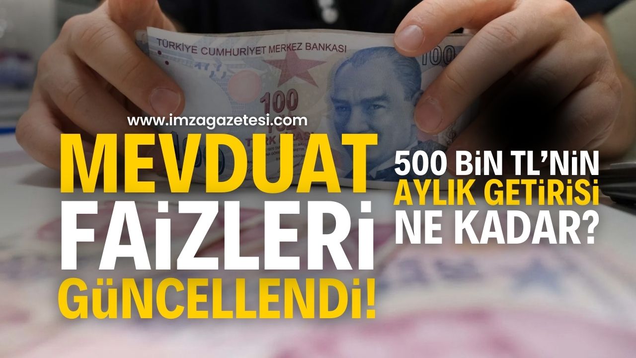 Mevduat Faiz Oranları Kasım 2024’te Güncellendi: 500 Bin TL’nin Aylık Getirisi Ne Kadar Oldu?