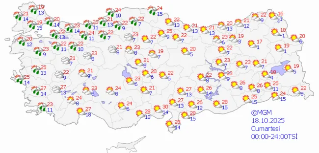 0X0 Son Dakika Meteoroloji Uyardi Sicakliklar Cakiliyor Kuvvetli Yagislar Geliyor Tam 5 Gun Surecek 1760681535274