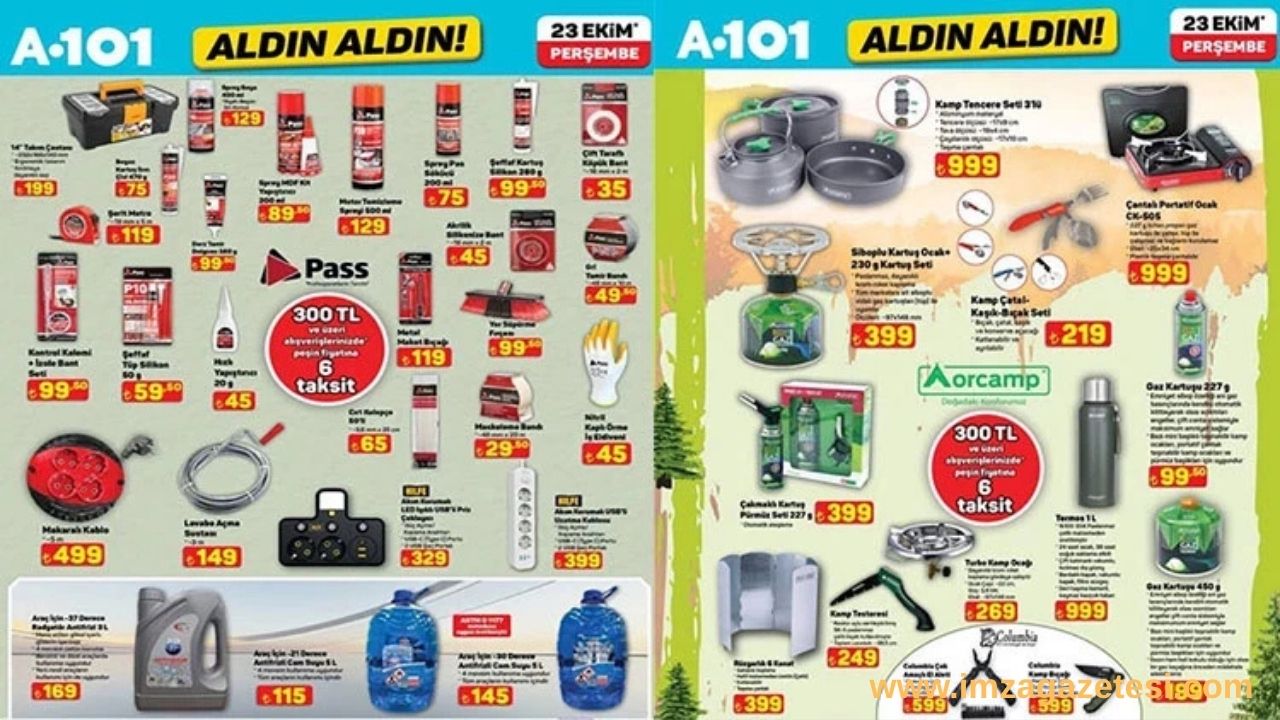 A101 İndirimleri Ve Aktüel Ürünleri 23 Ekim Perşembe