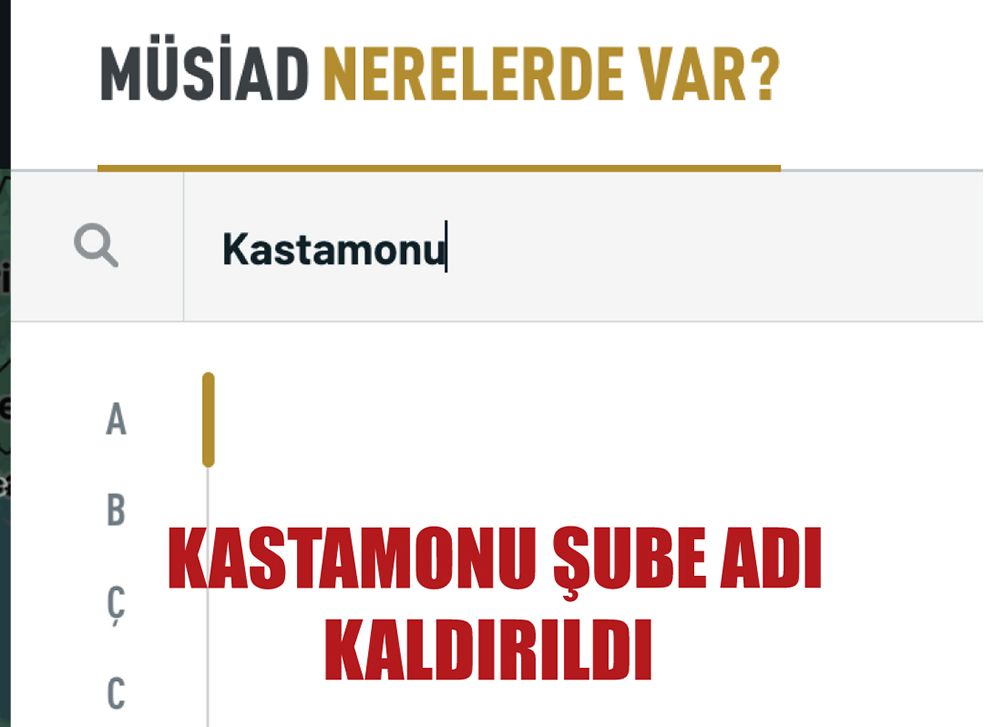 Musiad Kastamonuyu Sildi