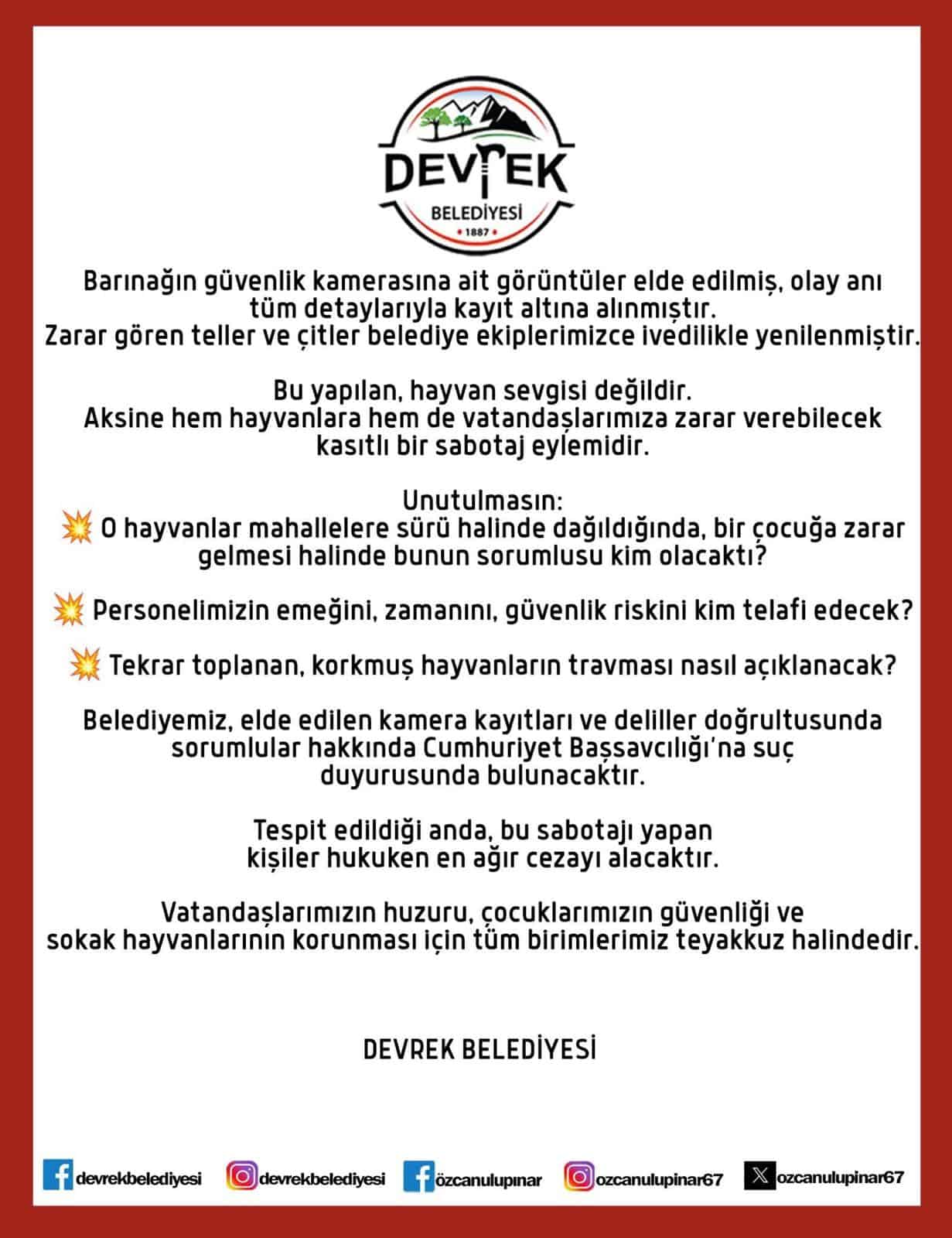 Belediyenin Barınağına Sabotaj Haberi 1 Min