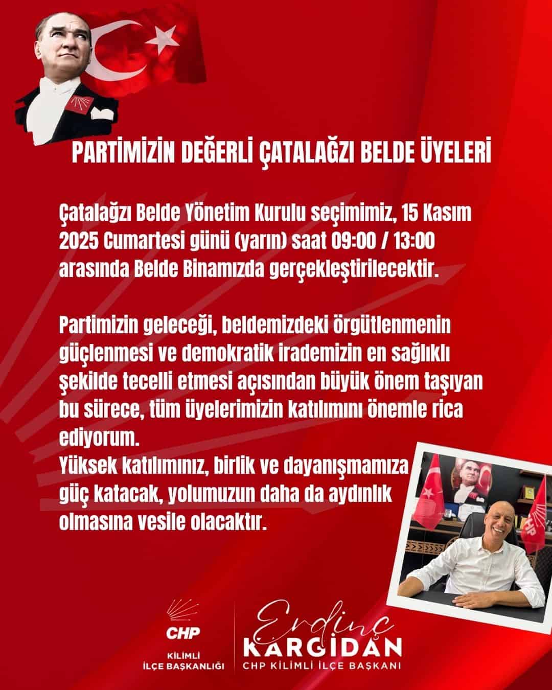 Chp Çatalağzı Seçim Haberi