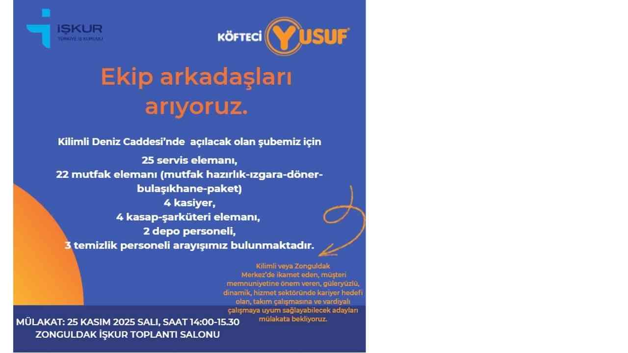 Köfteci Yusuf Zonguldak'ta Personel Alacak Zonguldak Haber Imza Gazetesi Köfteci Yusuf