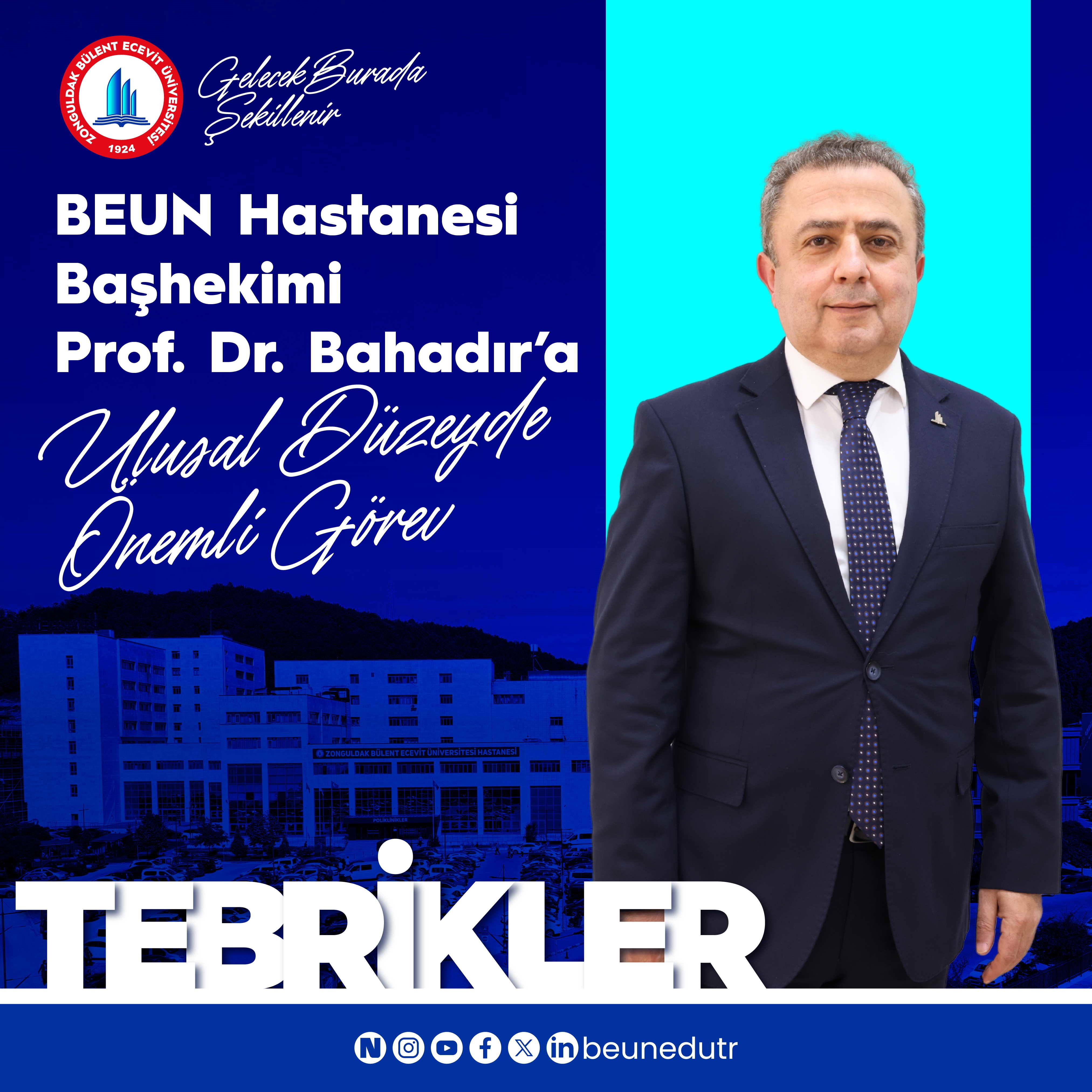 Beun Başhekimi Prof. Dr. Burak Bahadır’a Ulusal Görev... İmza Gazetesi̇