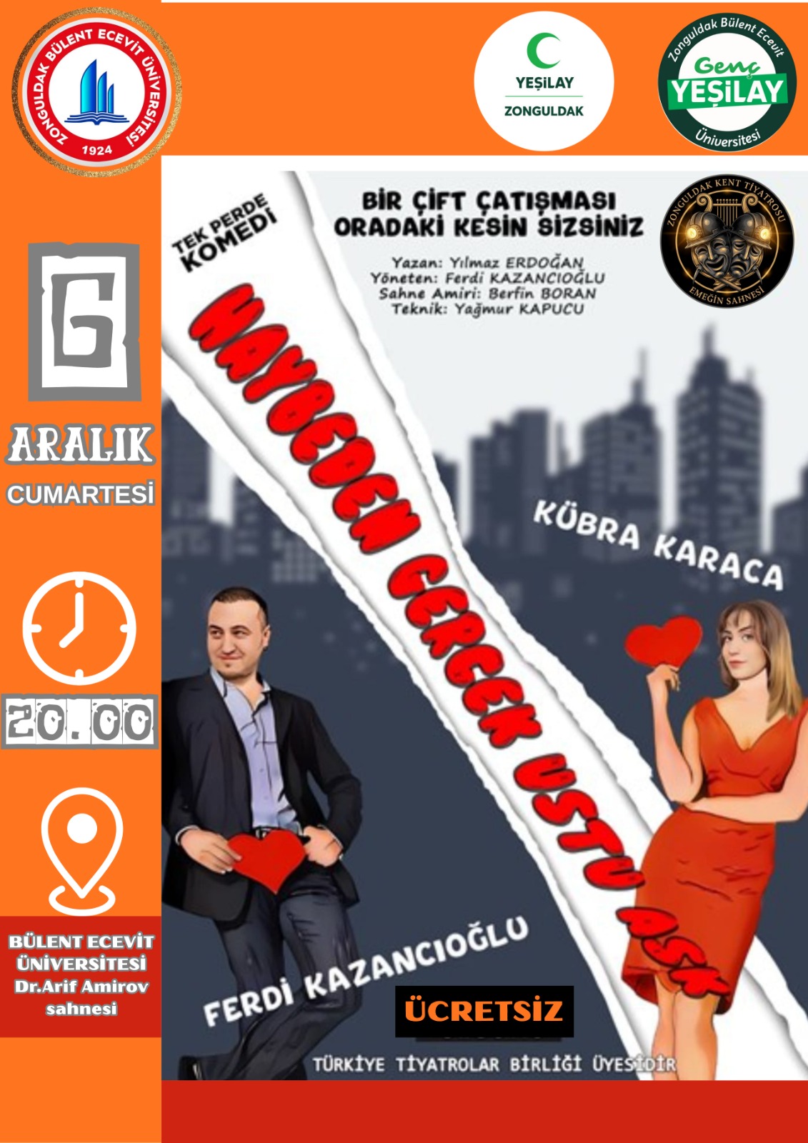 İmza Gazetesi̇ Yeşilay İçin Sahne Işıkları Yanıyor... Tiyatrodan Gençlere Ücretsiz Şölen-1