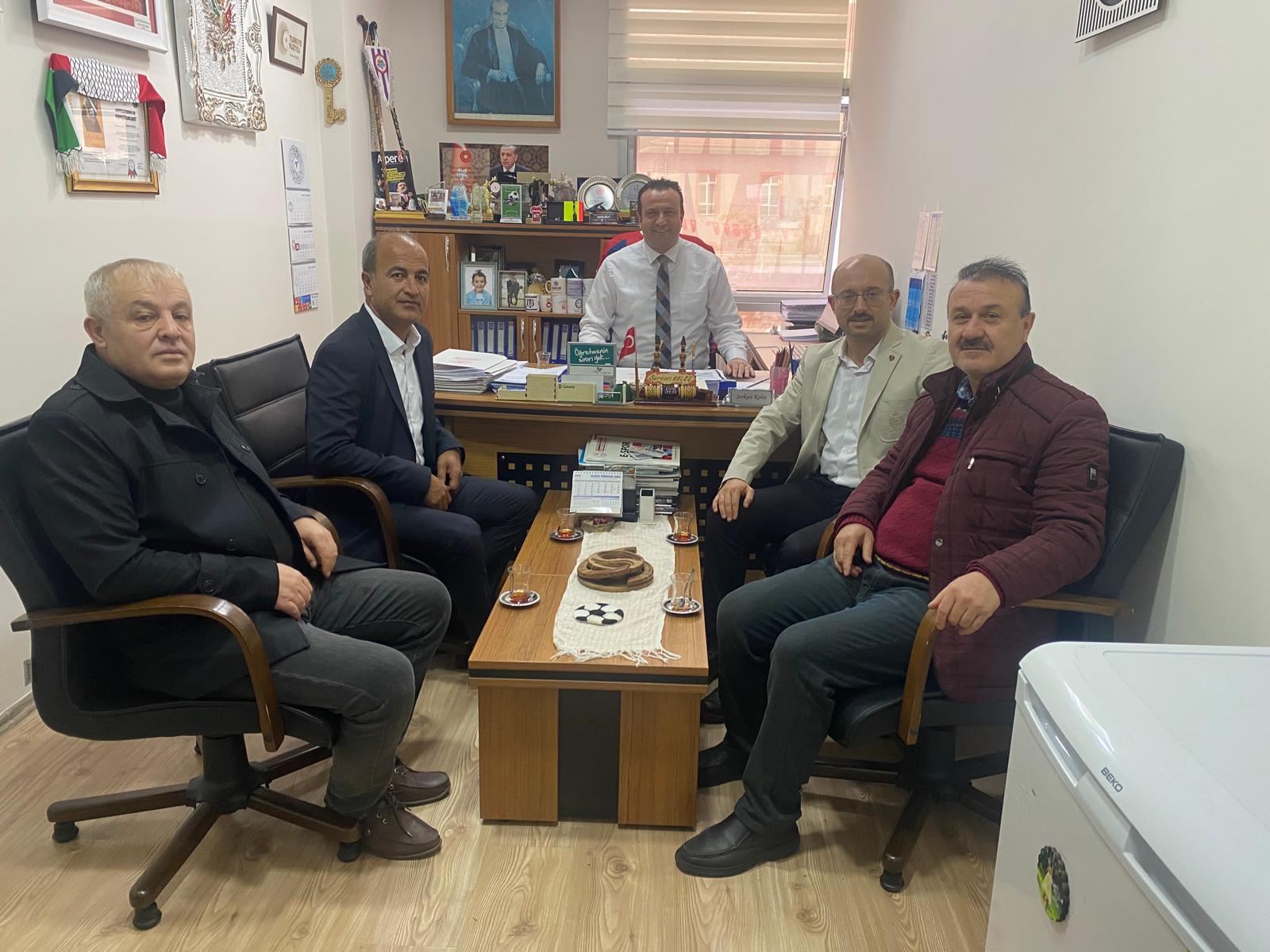 Zon Kar Der Başkanı Acar'dan Gençlik Spor İl Müdürü Hacı'ya Ziyaret Imza Gazetesi (2)