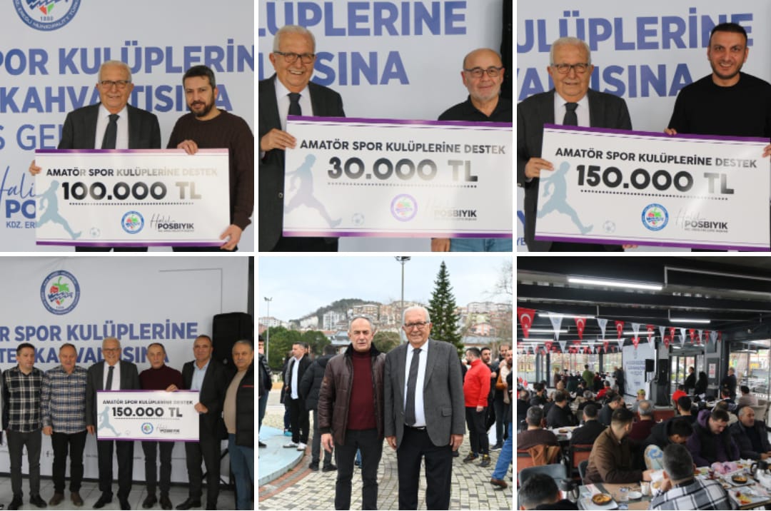 Başkan Hali̇l Posbiyik, Amatör Spor Kulüpleri̇ne Destek Verdi̇ İmza Gazetesi̇ (2)