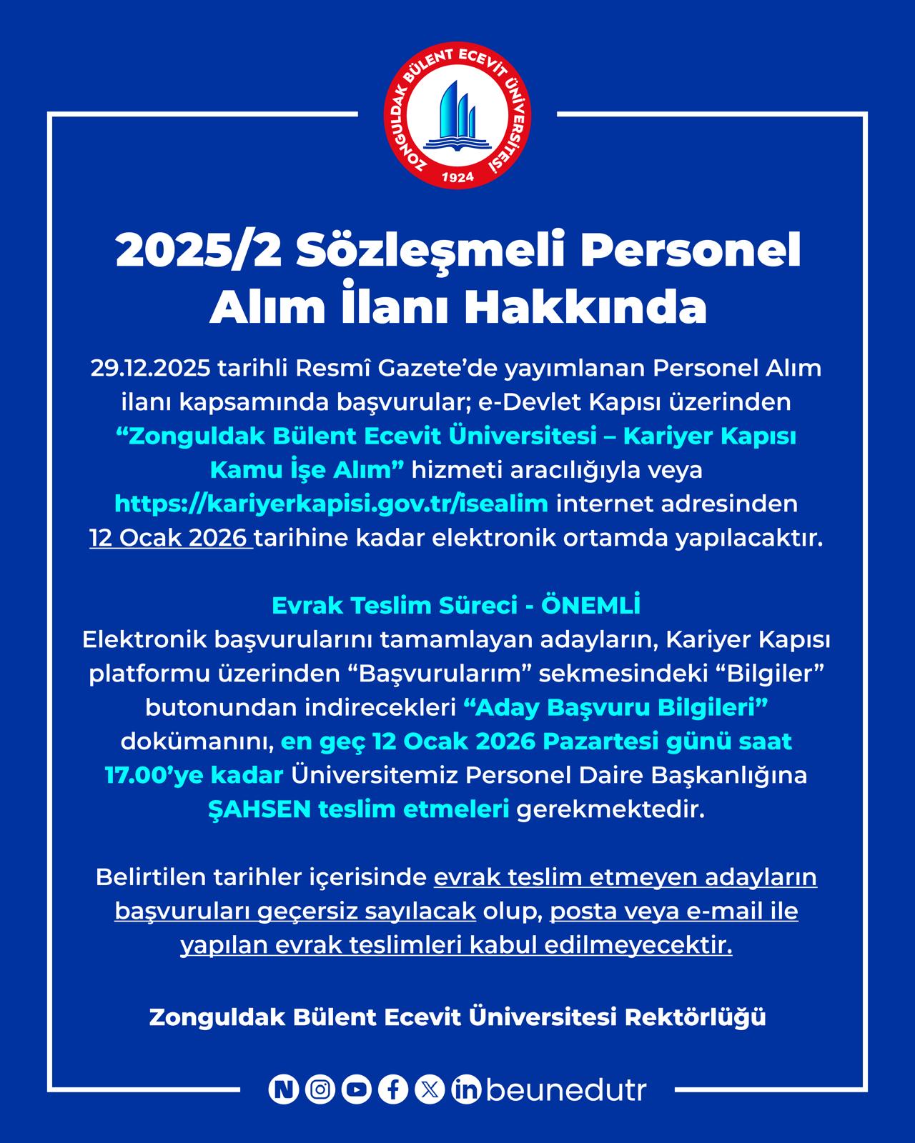 Beun Personel Alımı Başladı! İşte Başvuru Detayları! Imza Gazetesi