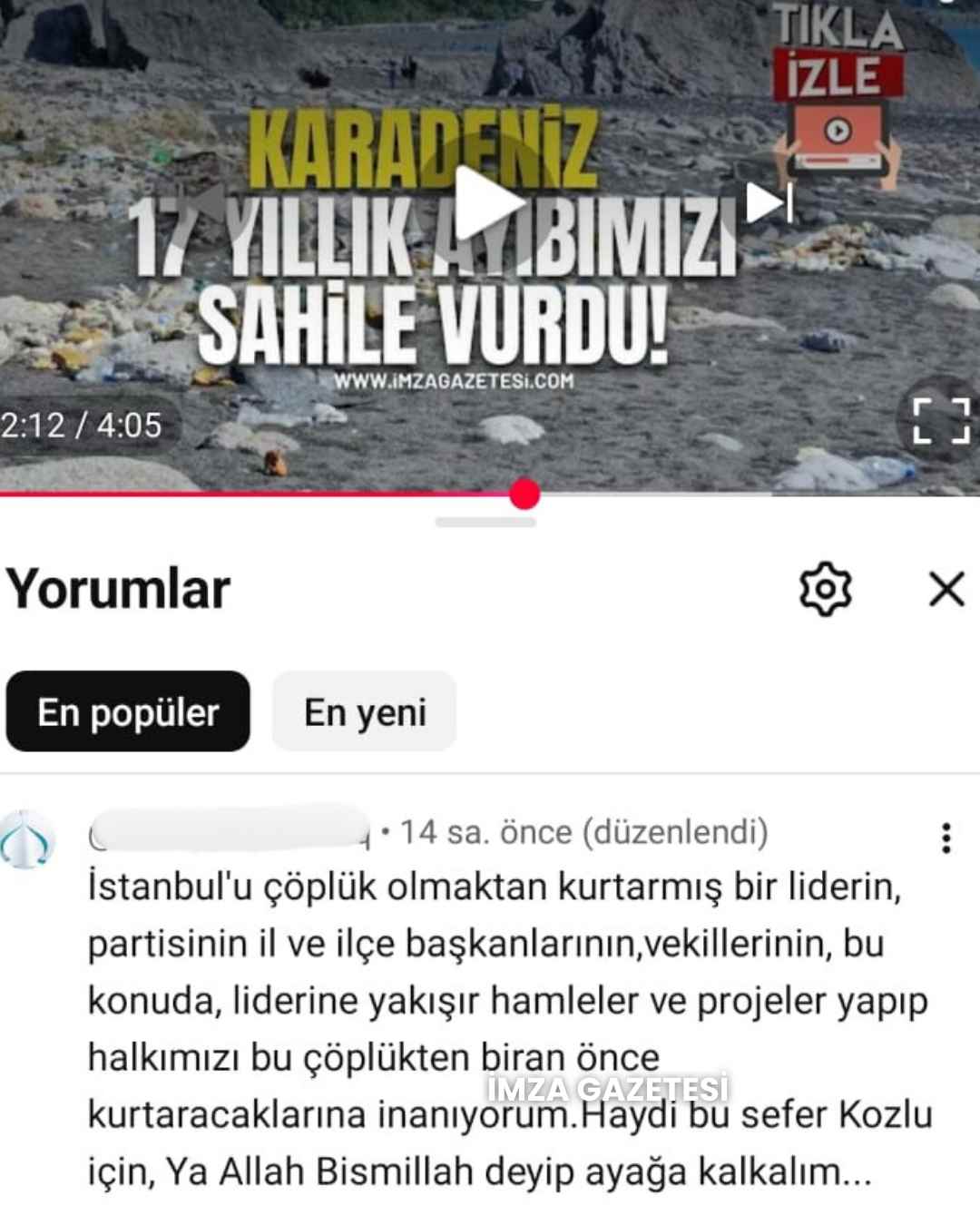İmza İstanbul’u Kurtaran İrade Kozlu’yu Da Kurtarır Mı Kozlu Sahili İçin Cumhurbaşkanı Erdoğan Ve Zonguldak Vekillerine Açık
