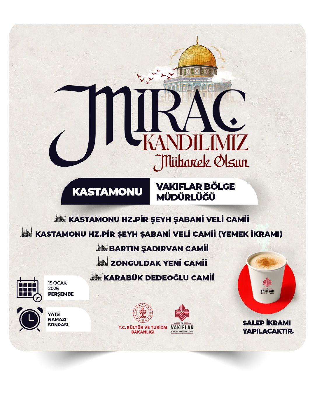 Vakıflar Zonguldak'tan Yeni Cami'de Miraç Kandili... İmza Gazetesi̇ (6)-1