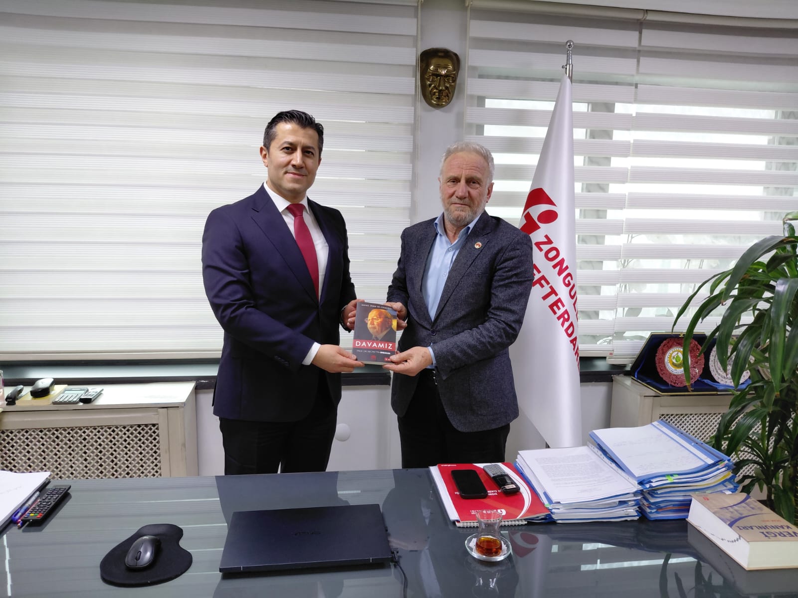 Yeniden Refah Partisi’nden Zonguldak Defterdarlığı'na Anlamlı Ziyaret Imza Gazetesi (2)