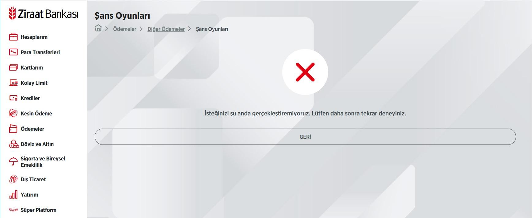 Ziraat Bankası Şans Oyunları Neden Yok 1