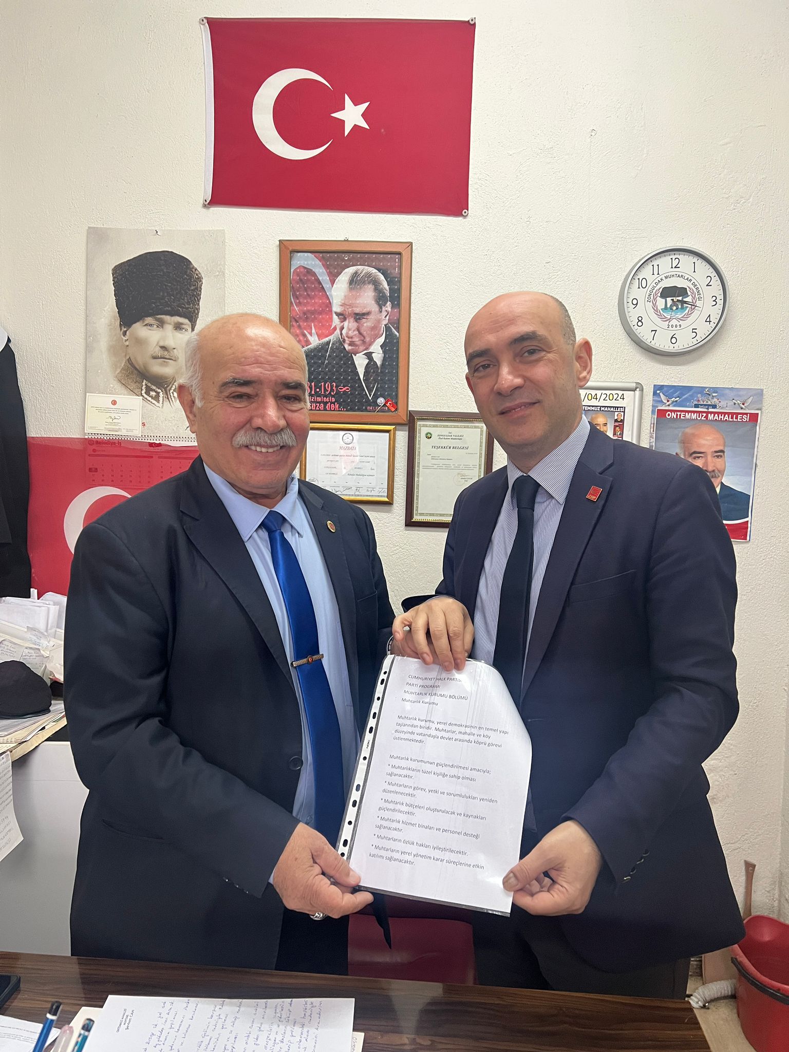 Chp’den Mahalle Muhtarlarına Ziyaret Imza Gazetesi (2)