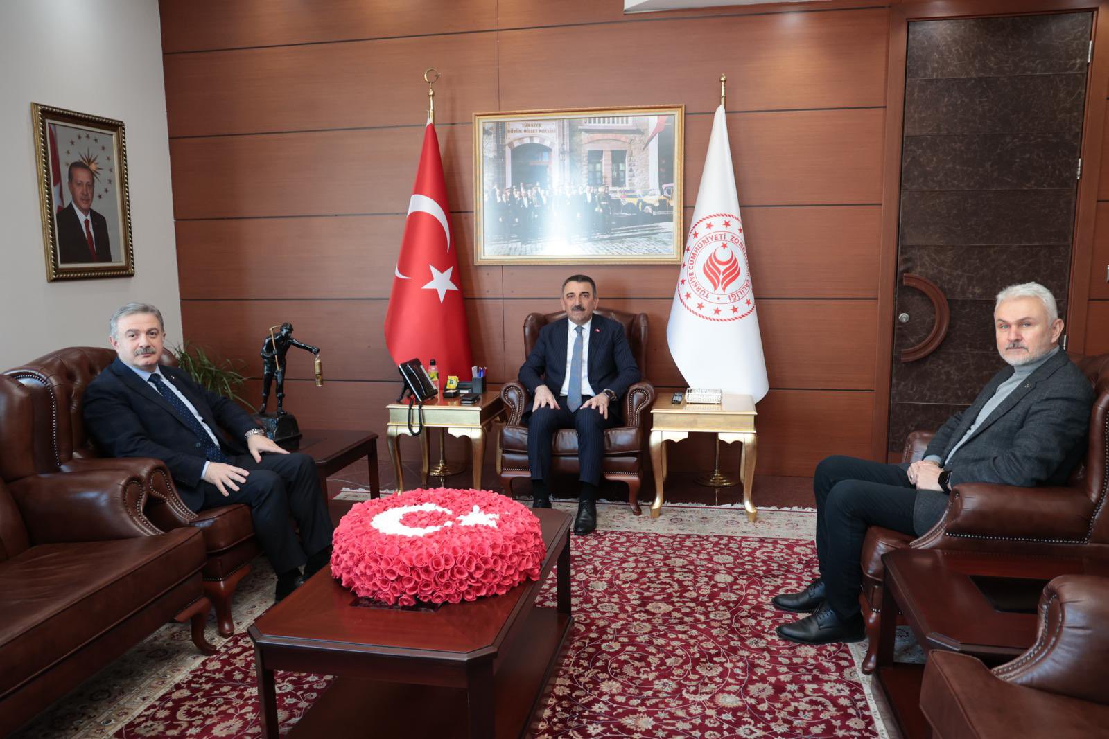 Mhp’den Vali Hacıbektaşoğlu’na Ziyaret Imza Gazetesi