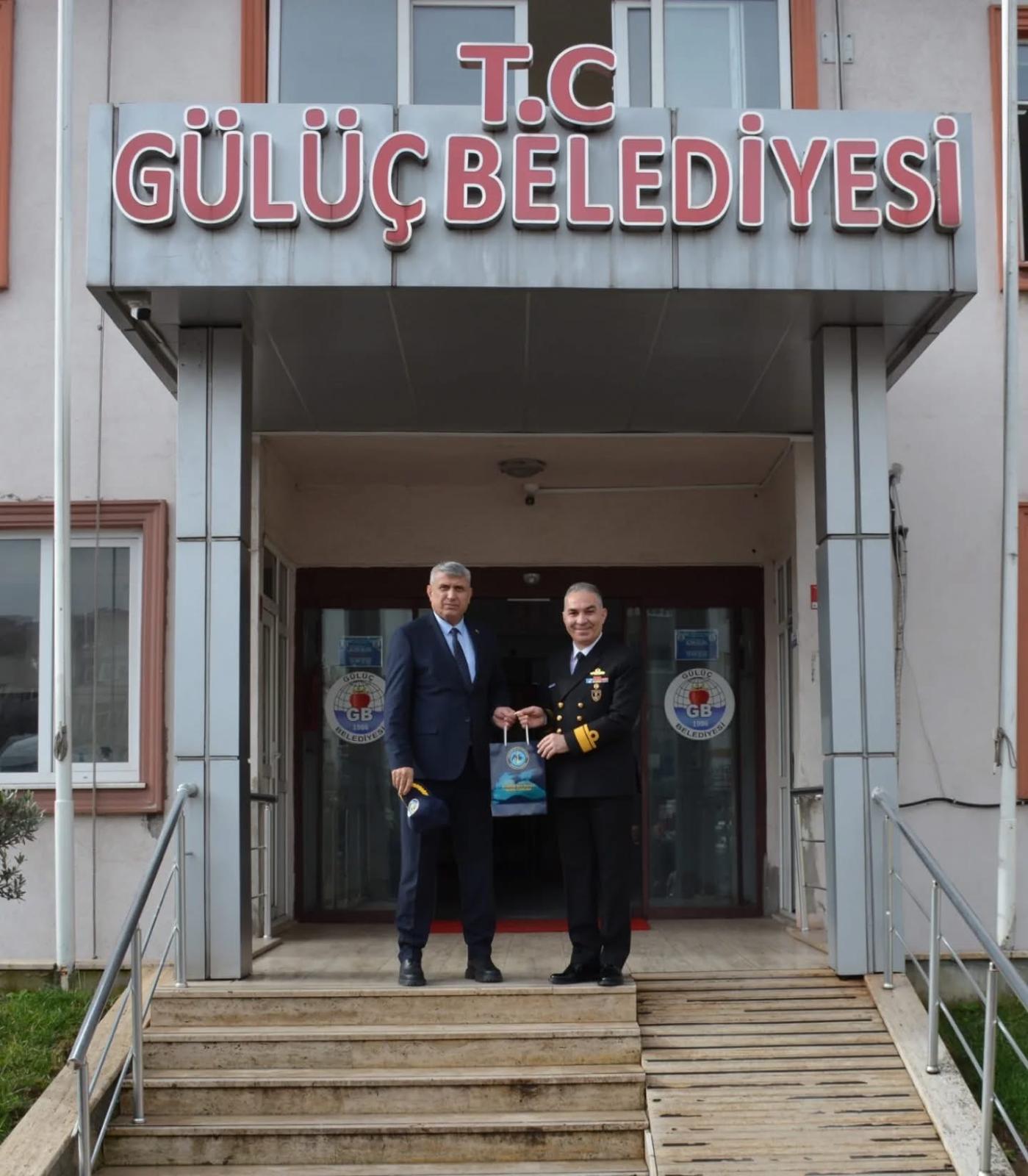 Tuğamiral Yücel Korkut'tan Gülüç Belediye Başkanı Sadık Recep Kara'ya Ziyaret! Imza Gazetesi (2)
