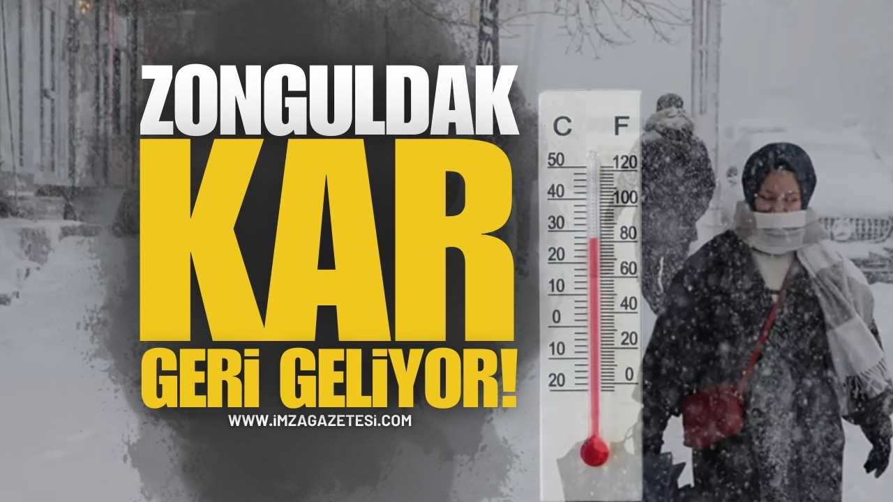 Zonguldak İçin Kar Yağışı Uyarısı Verildi