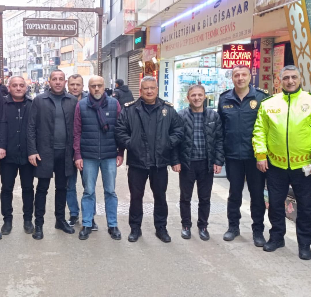 Zonguldak İl Emniyet Müdürü Sinan Ergen, Toptancı Çarşısı Esnafıyla Buluştu Imza Gazetesi (2)