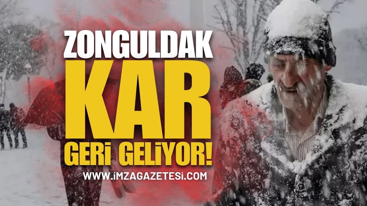 Zonguldak Kar Geri Geldi: Tarih Verildi!