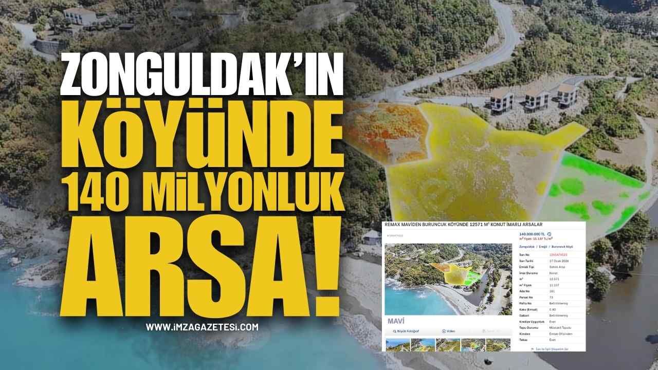 Zonguldak'ın Köyünde 140 Milyon TL’lik Dev Arsa Satışta!